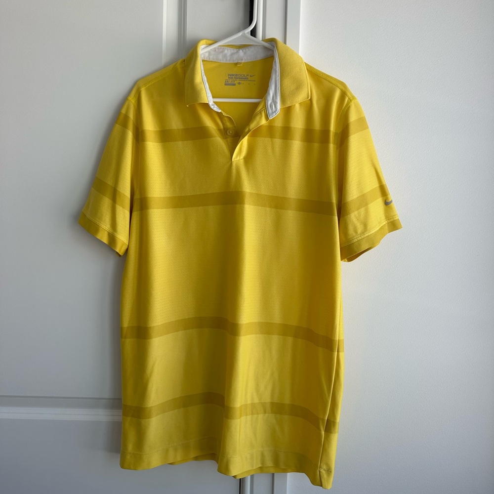 Nike Yellow Men's Polo Shirt